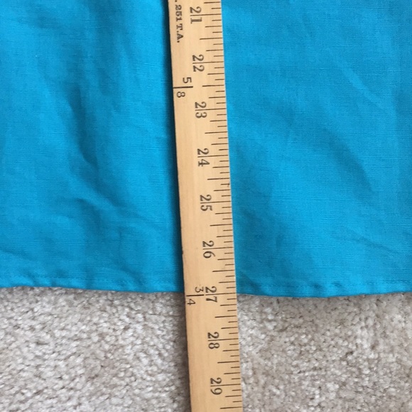 NWOT Linen-cotton blend long.-sleeved tunic. - Picture 5 of 7